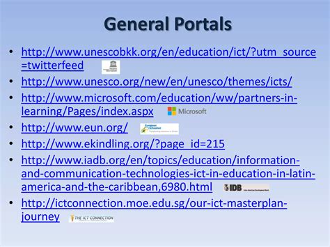 ICT Portals.
